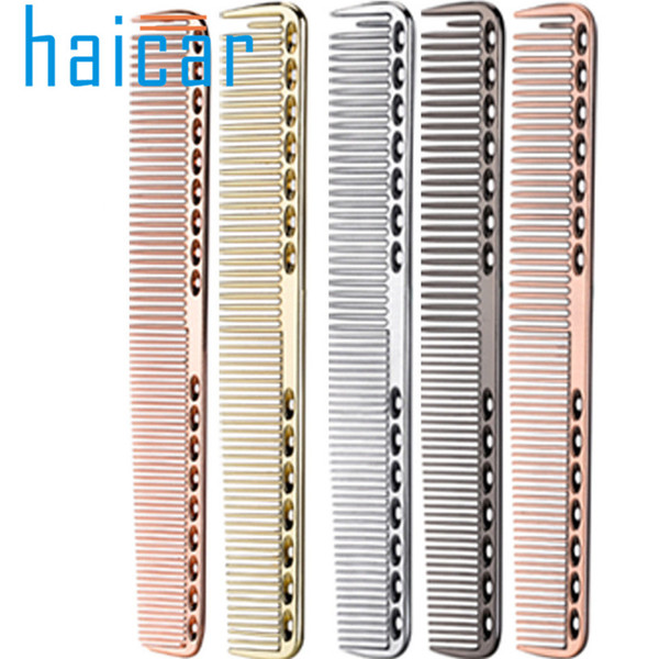 hair comb Stainless Steel Professional Salon Hair Hairdressing Anti-static Barbers Comb Hairbrush Hairdressing Styling Tools