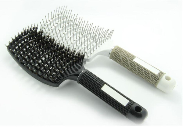 professionally flat hair comb cushion hairbrush hair styling brush Barber Hair Dressing Salon Styling Tools massager Brushes