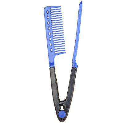 Salon Folding Hair V Comb Straightener Styling Brush Hair Styling Tools Brush DIY Salon Folding Hairbrush Hairdresser Make Up Tools +B