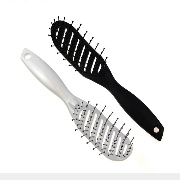 ousehold Hairdressing Comb Curved Scrub Ribs Professional Hairdressing Styling Tools Anti-static Women Hair Scalp Massage Comb Plastic