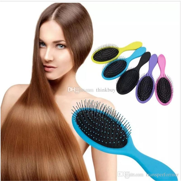 Hair Brush Detangler Hair Brush Massage Comb With Airbags Combs For Hair Shower Brush 5 Colors to Choose aa462-469 031705