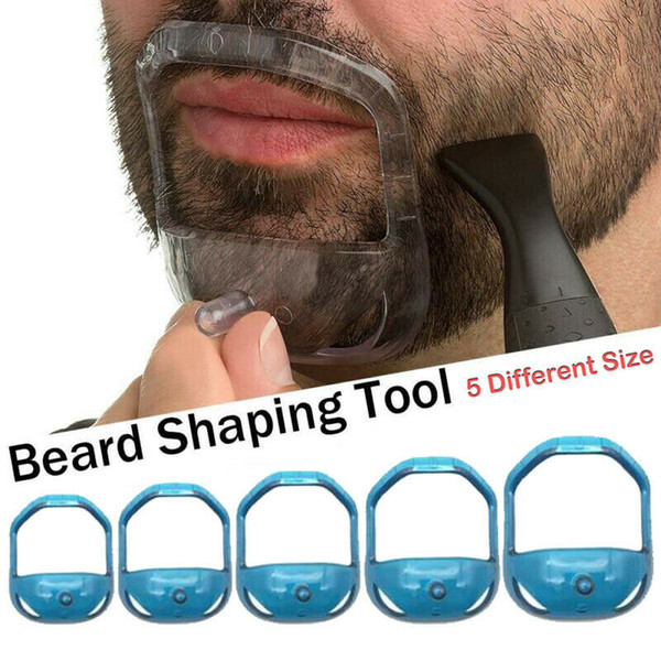 Mens Tool Template Guide Design Mustache Beard Goatee Shaving Shaper Style