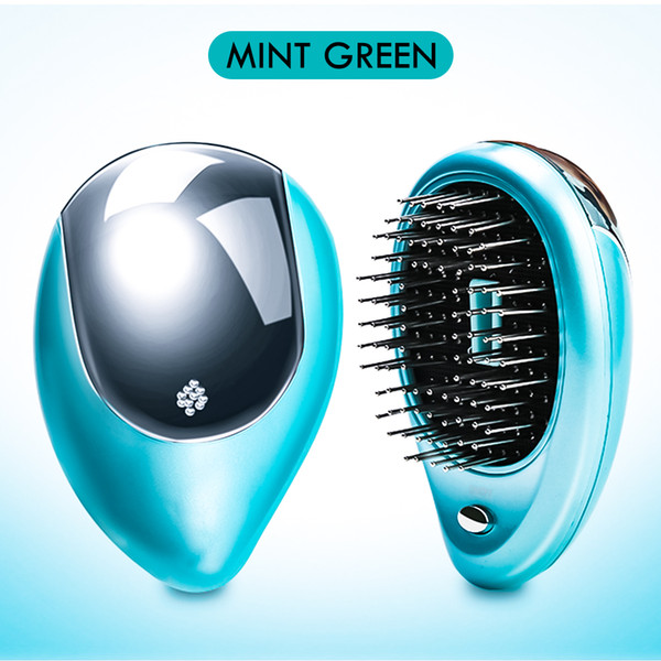 Household and Travel Electric Ion Hair Brush Hair Massage Comb Home Travel Beauty and Health Hair Styling Tools