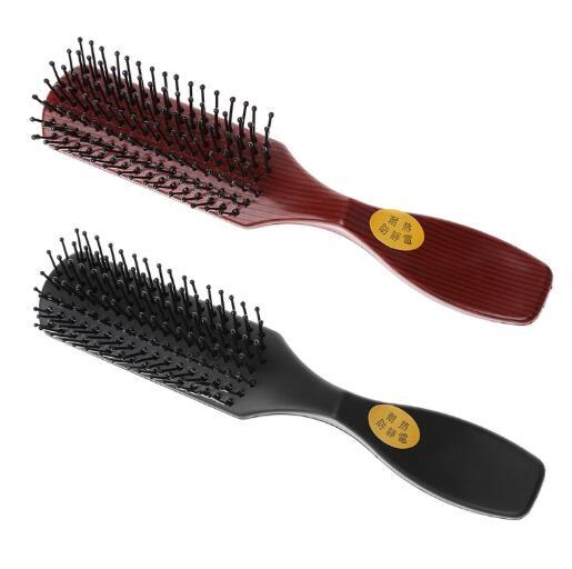 Hot 10pcs/lot Pro Plastic Hair Brush Vented Comb For Salon Home Use Hairdressing Beauty Tool