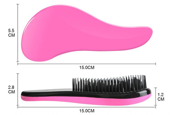 WHOLESALE Magic Detangling Handle Tangle Shower Hair Brush Comb Salon S tyling Tamer Tool Hot Hairbrush DHL