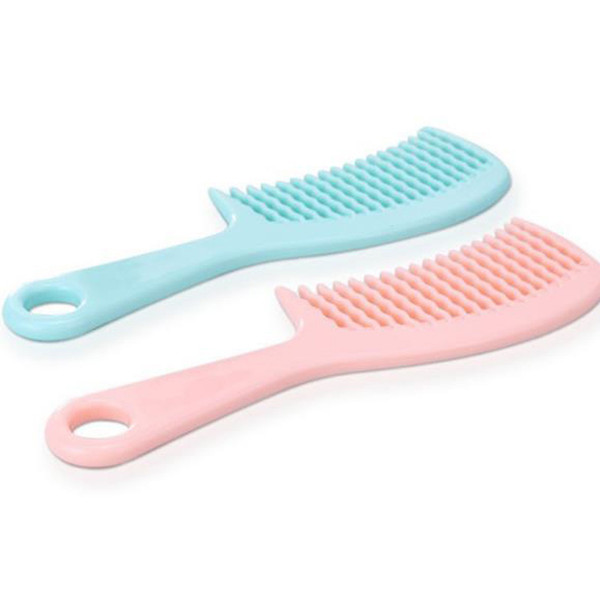 New Hair Styling Comb Wave Teeth Comb Plastic Antistatic Haircut Comb Massage Hairdressing Hair Brushes for Sale