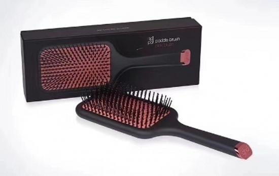 hair straightener Paddle Dressing massage Brush black and red detangling smoothing taming and blow-drying smooth ponytails