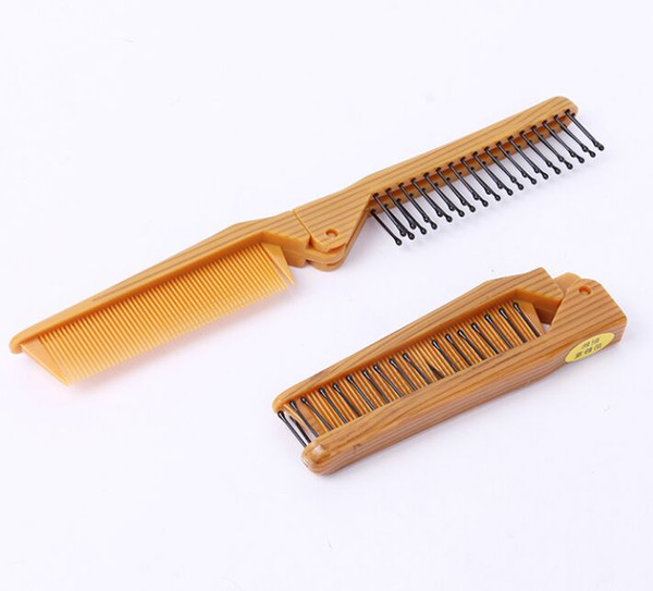 V Folded Hot Magic Hair Style Comb Brush Curling Care Multi Fuction Travelling Comb 