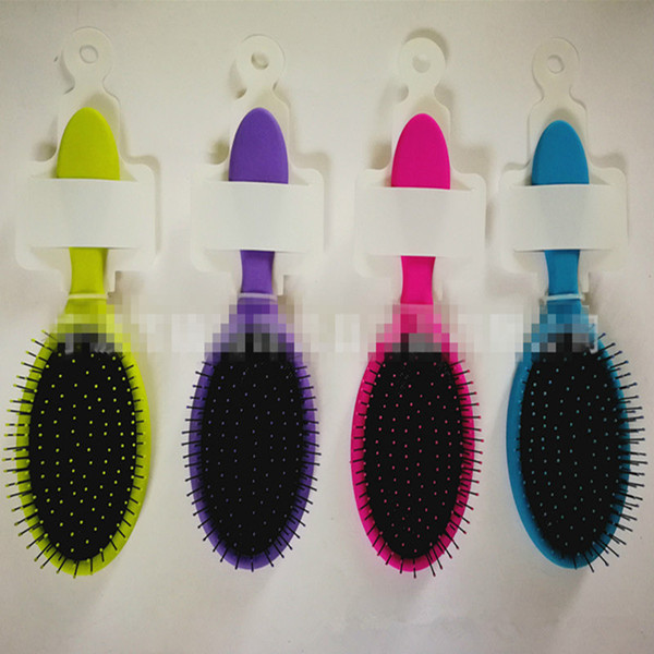 DHL Free Hot Wet & Dry Hair Brush Original Detangler Hair Brush Massage Comb With Airbags Combs For Wet Hair Shower Brush