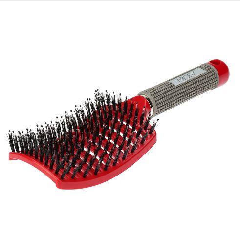 Abody Hair Scalp Massage Comb Hairbrush Bristle&Nylon Women Wet Curly Detangle Hair Brush for Salon Hairdressing Styling Tools