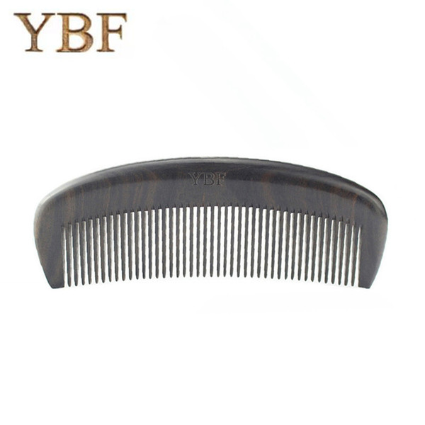 YBF High Quality Natural Material Chacate Preto Intensive tooth Wooden Hair Care Comb Massage Styling Tools Mother Birthday Gift