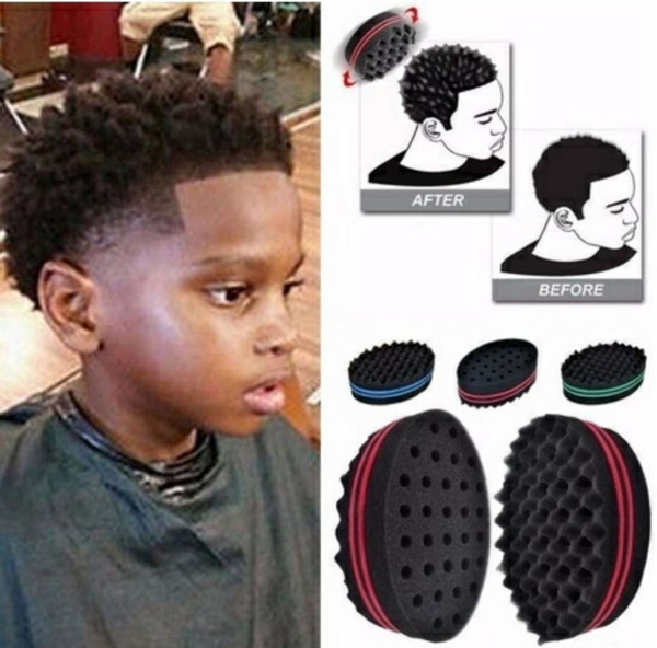 Barber Hair Wave hairdresser Brush Sponge for Dreads Afro Locs Twist Curl Coil Magic Hair Styling Tools