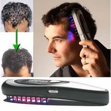 Power Grow Laser Comb Kit Regrow Hair Loss Therapy Cure Hair Loss Laser Treatment Comb CCA6334 100pcs