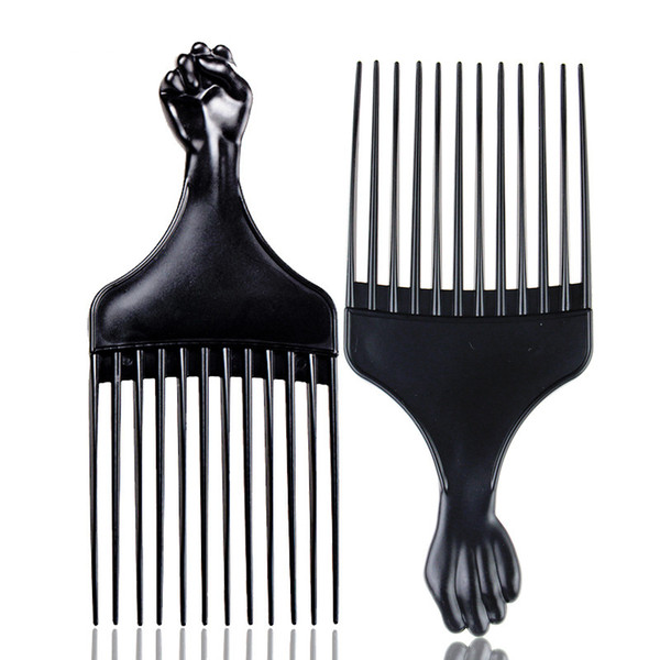 Barber Tangle Hair Brush Flat Comb Dye Color Flattoper Crew Cut Cropped Oil Slick Hairbrush Fork Comb Insert Afro Styling U1059