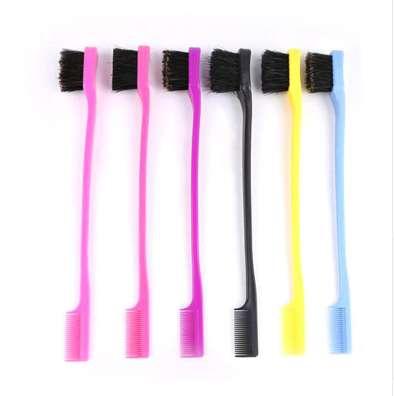 NEW 3pcs Beauty Double Sided Edge Control Hair Comb Hair Styling Hair brush