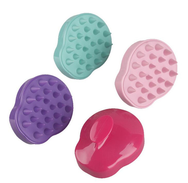 2019 Durable multifunctional siliconeHair Scalp Massager Scalp Care Shampoo Brush Body Washing Massager Silicone Comb