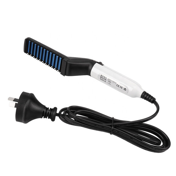 Hair Curling Iron Comb M Styler Men's All In One Ceramic Hair Straightener Curler Hair Styler for Men