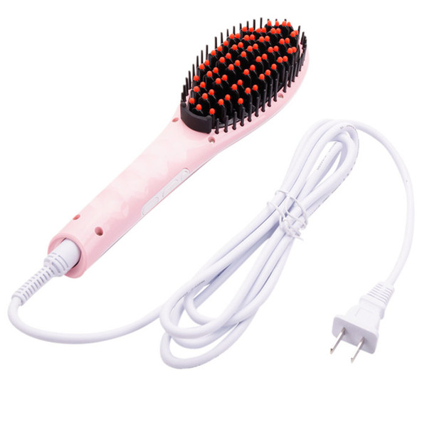 Good Quality Hair Straightener Brushes LCD Display Hair Straightener Massage Comb Barber Hair Care Free USA Shipping