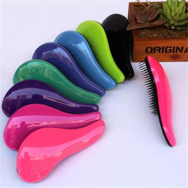 Free DHL Hair Brush Combs Magic Detangling Handle Tangle Shower Salon Styling Tamer Tool escova de cabelo pinceis 20171031