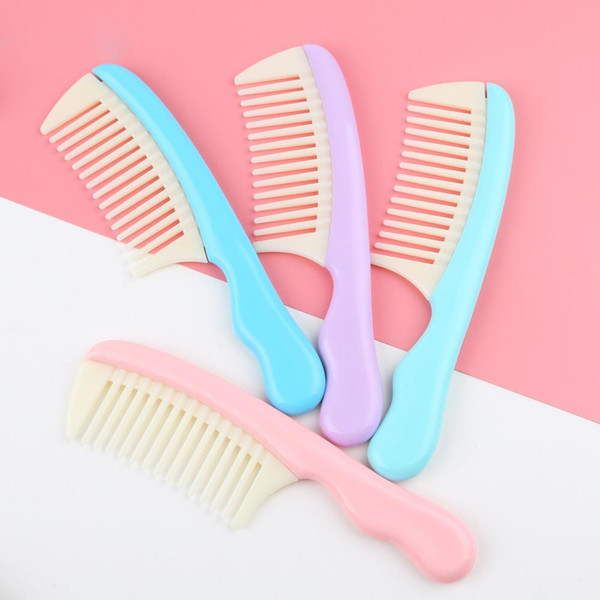 Tamax CB004 Narrow WideTeeth Detachable Hair Care Comb Hairbrush Curly Hair Styling Anti-Static ABS Comb Hairdressing Beauty Tool