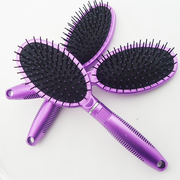 Hair Brush Combs Magic Detangling Handle Tangle Shower Hair Brush Comb massage combs Purple Salon Styling Tamer Tool