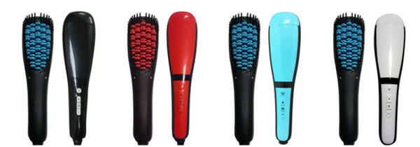 Newest Professional Antomatic LCD Hair Straightener Brush With Sprayer The World's First Magic Anion Spray Hair Straightener Brush