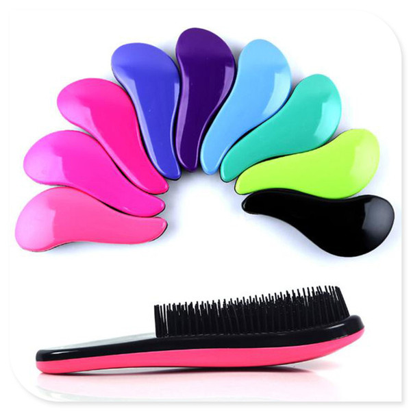 9 Color Hair Brushes Hair Care Brush Material GPPS + TPEE Size 18.5cm * 7cm * 3.5cm