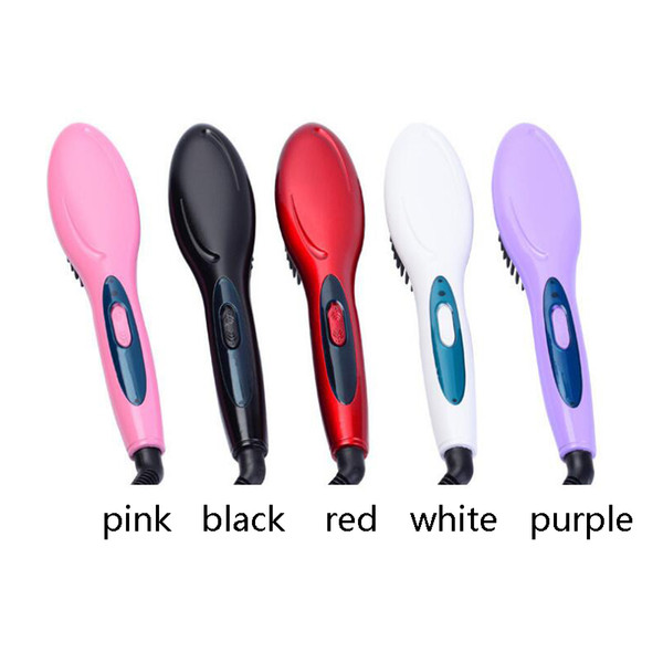 Electric hair straightener brush Hair Care Styling Comb Auto Massager Straightening Irons SimplyFast Hair iron