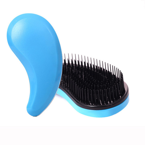 New Arrival Men Women Children Anti-static Hairdressing Massage Comb Fashion Plastic Hair Comb Six Colors Free Shipping