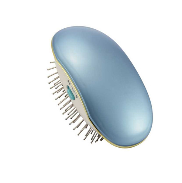 Retail Portable Electric Ionic Hair Brush Negative Ions Scalp Massage Care Comb Modeling Styling Hairbrush