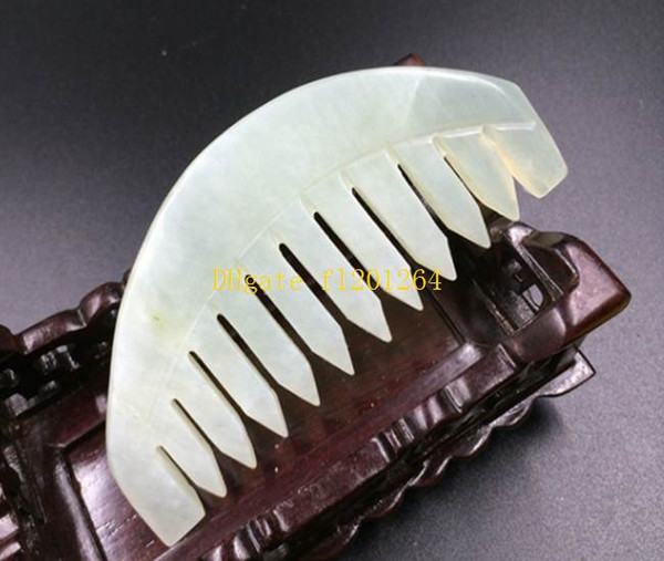 1pcs Free Shipping Health Care Guasha Comb Head Massager Comb Medicine Jade Stone Skin Slimming Massager Beauty Health Tools