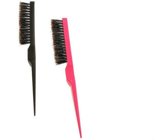 Professional Hair Brushes Teasing Back Combing Hair Brush Slim Line Styling Tools Comb Random Color Best Price