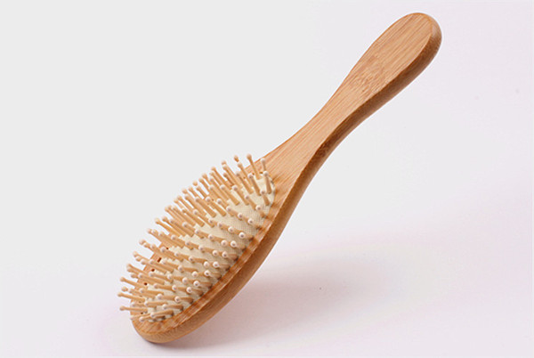 New Wooden Hair Vent Brush Brushes Hair Care and Beauty SPA Massager Massage Comb 100pcs