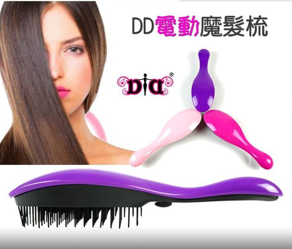 Electric comb DD magic hair comb the second generation of electric massage comb comb not knot Magic shunfa comb Salon DHL 