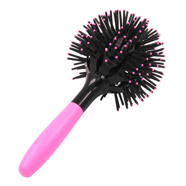 2017 Japan 3D Bomb Curl Hair Brush Ball Styling Spherical Massage Comb Detangling Heat Resistant Hair Comb