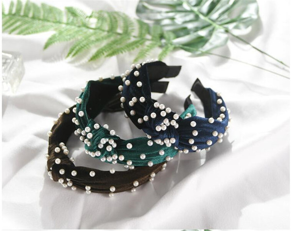 Fashion Headbands Hair Jewelry Korean Knotted Hair Middle Knotted Head Hoop Hair Band Headdress