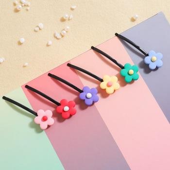 hot sale Wholesale Fashion Hair Accessories New Design Candy Women Hairpins Cute Metal Hair Clip For Girls Colorful Factory hot sal