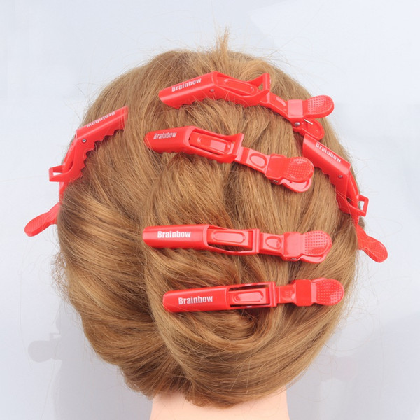 6pcs/Pack Plastic Alligator Hair Clips For Women Hairdressing Coloring Salon Hair Care Styling Accessories Pins Clips