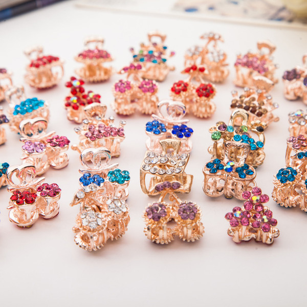 Han edition small catch small adorn article With diamond design paw bang clip to yiwu more hair accessories wholesale stalls