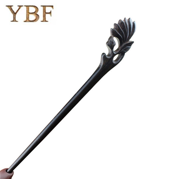 YBF Brand Fashion Hairwear Ebony Hair Sticks Cockscomb Flower Pin Japanese Girl Best Love Friend Jewelry Exclusive Production