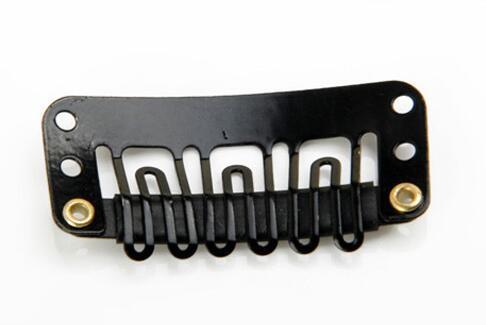 New Arrive U Shape Snap Clip For Hair Extension wig weft 32mm