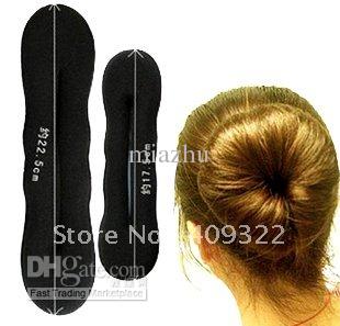 Fashion hair accessory 30Pairs X Foam Magic Hair Styling Bun Make Twist Make Clip Big & Small