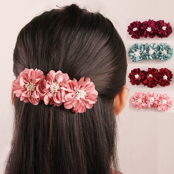 Hair Clips Hair Accessories for Women Girl Weddingy Hair Clips Accessories Floral Barrettes Headwear Girls Beautiful