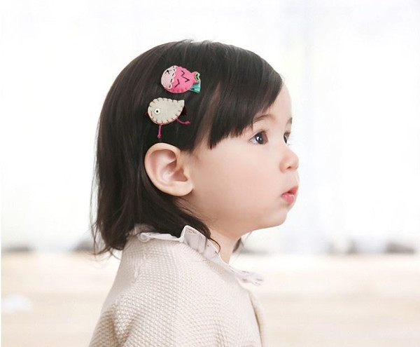 5Pcs/6Pcs Cute Baby Girls Hair Clips Handmade Fabric Bowknot Crown Hairpins Toddler Children Kids Hair Accessories Kit