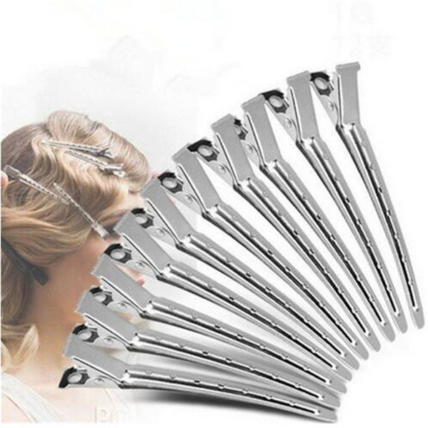 10pcs Professional Salon Stainless Hair Clips Hair Styling Tools DIY Hairdressing Hairpins Barrettes Headwear Accessories