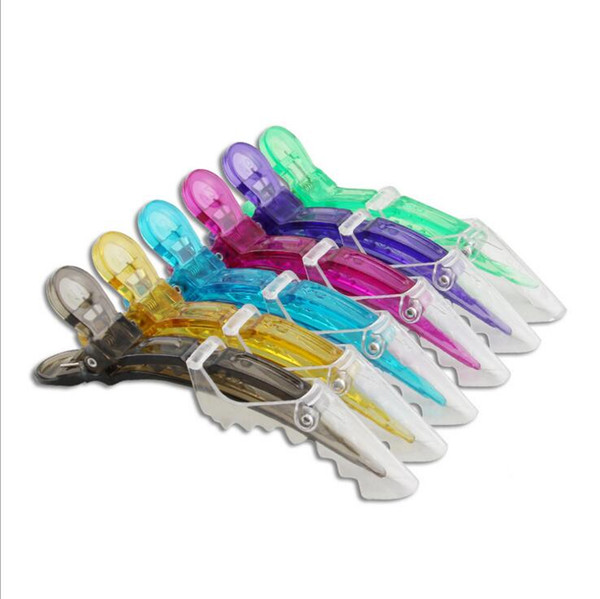 10 Pcs Hair Clips Mouth Professional Hairdressing Beak Sectioning Clips Crocodile Hairpins Salon Hair Care Styling Tools