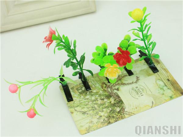 Cute plant hairpin grass hairpin The mushroom hair clips Small bean sprouts hairpin simulation plants children hair clips