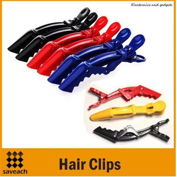 Hot Sale Colorful Hair Styling Hair Clip Styling Tools Plastic Crocodile Hairdressing Sectioning Clamp Hair Styling Care 032702