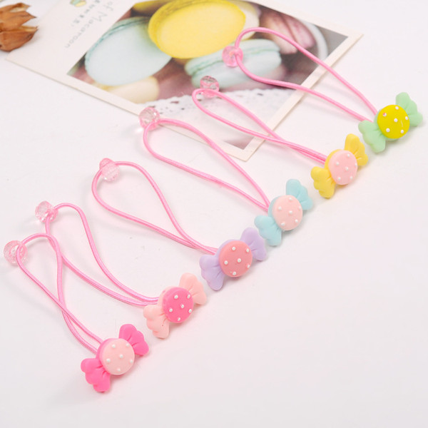 Han edition children hair little candy children L302 hair rope rope clip hairpin girls baby accessories