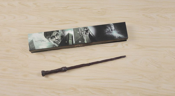 Hot Movie Creative Cosplay 18 Styles Hogwarts Harry Potter Series Magic Wand New Upgrade Resin with Metal Core Harry Potter Magical Wand